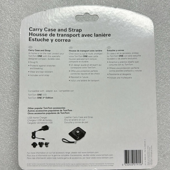 TomTom Carry Case and Wrist Strap for the ONE GPS Device - Brand New!! - Picture 4 of 4